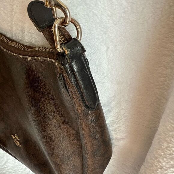 Coach Signature Brown Crossbody - Picture 4 of 12